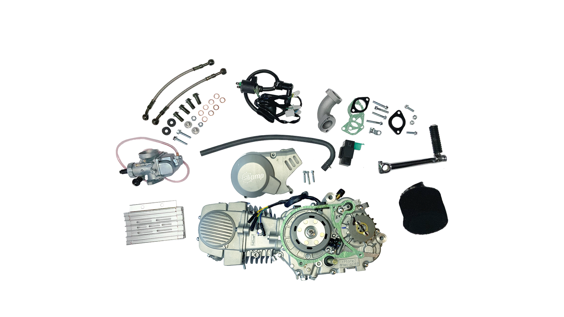 Motorcycle Cylinder Head For YX140 YinXiang 140cc 56mm Bore 1P56FMJ Horizontal Engine Dirt Pit Bike Atv