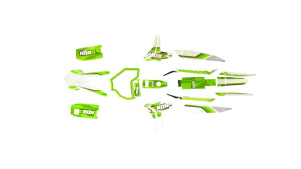 Graphics Kit (Electric Green) – EBox 2.0 – Stomp Parts